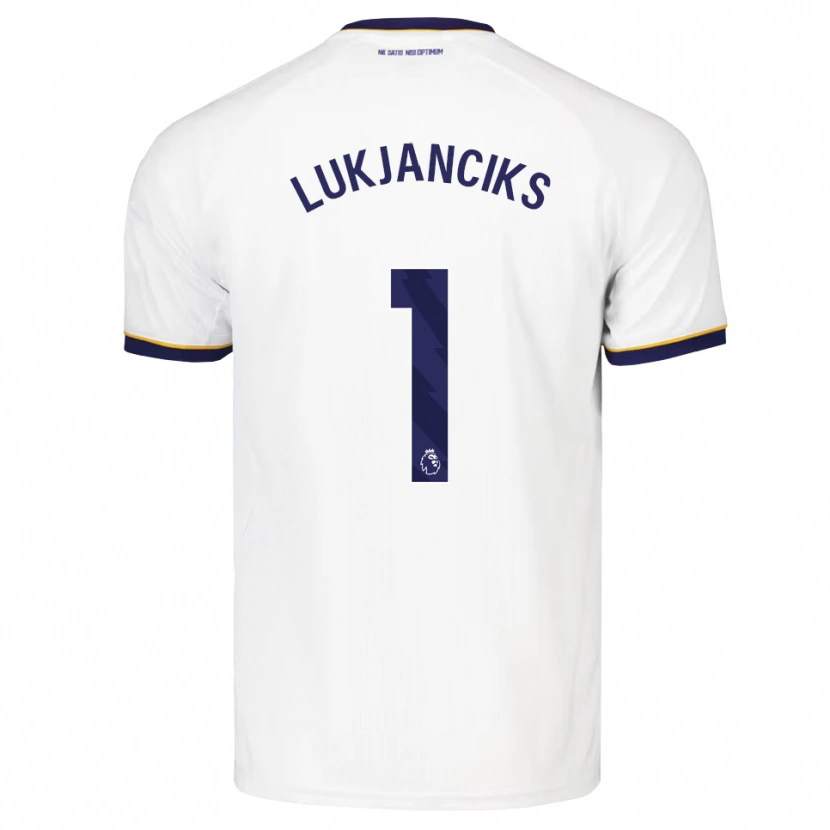 Danxen Dames Douglass Lukjanciks #1 Middernachtblauw Wit Geel Uitshirt Uittenue 2026/27 T-Shirt