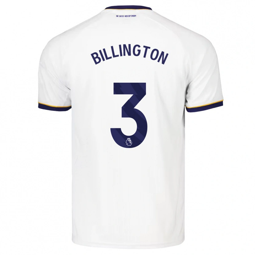 Danxen Dames Harvey Billington #3 Middernachtblauw Wit Geel Uitshirt Uittenue 2026/27 T-Shirt