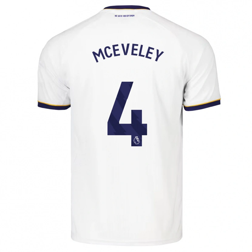 Danxen Dames Harlow Mceveley #4 Middernachtblauw Wit Geel Uitshirt Uittenue 2026/27 T-Shirt