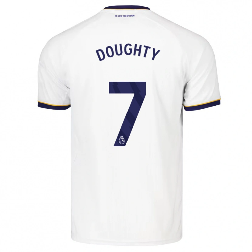 Danxen Dames Jake Doughty #7 Middernachtblauw Wit Geel Uitshirt Uittenue 2026/27 T-Shirt