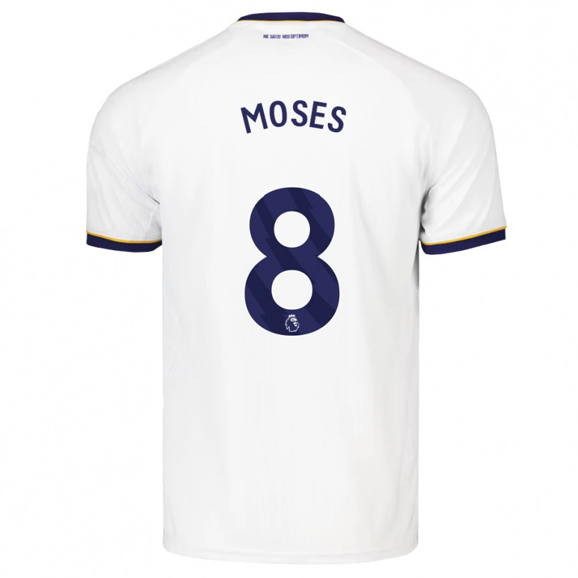 Danxen Dames Amari Moses #8 Middernachtblauw Wit Geel Uitshirt Uittenue 2026/27 T-Shirt