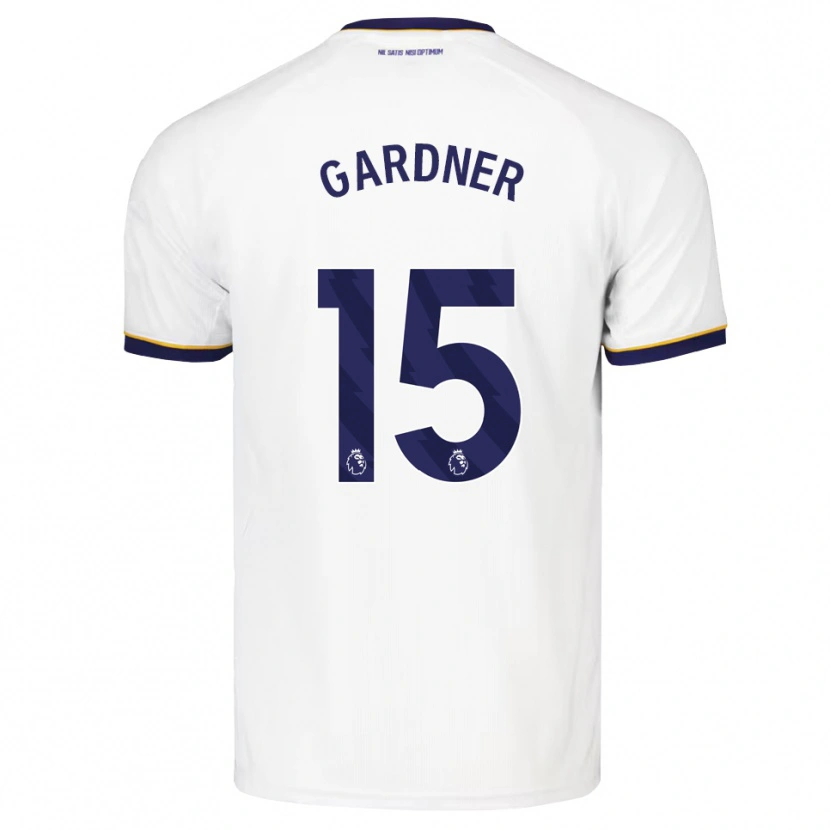 Danxen Dames Luis Gardner #15 Middernachtblauw Wit Geel Uitshirt Uittenue 2026/27 T-Shirt
