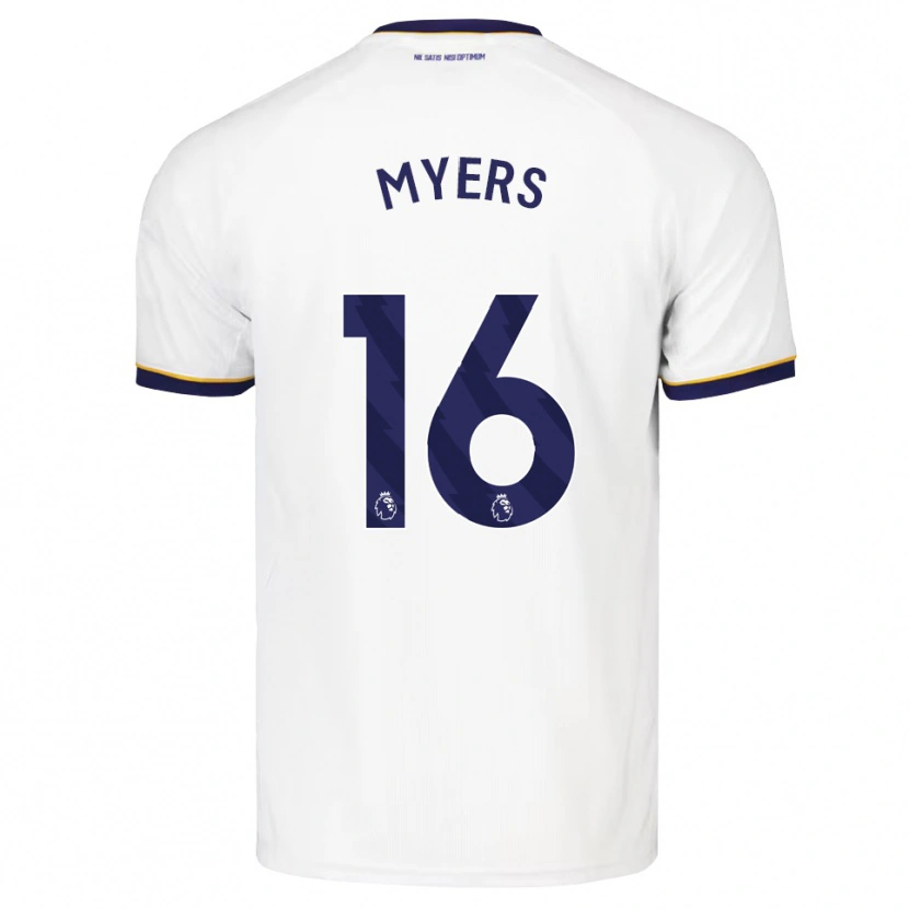 Danxen Dames Khairo Myers #16 Middernachtblauw Wit Geel Uitshirt Uittenue 2026/27 T-Shirt