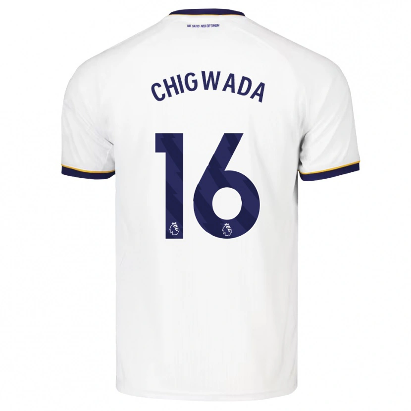 Danxen Dames Josh Chigwada #16 Middernachtblauw Wit Geel Uitshirt Uittenue 2026/27 T-Shirt