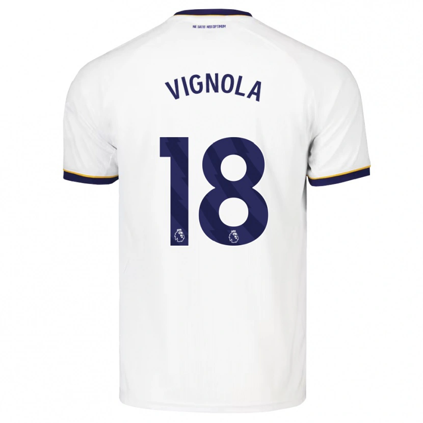 Danxen Dames Ornella Vignola #18 Middernachtblauw Wit Geel Uitshirt Uittenue 2026/27 T-Shirt