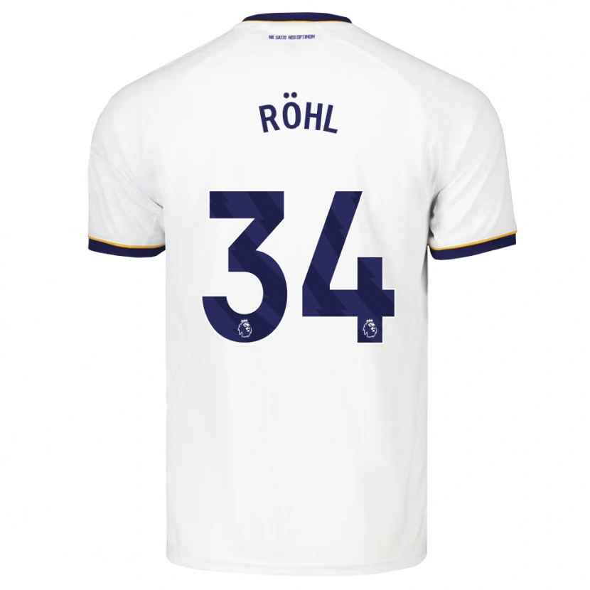Danxen Dames Merlin Röhl #34 Middernachtblauw Wit Geel Uitshirt Uittenue 2026/27 T-Shirt