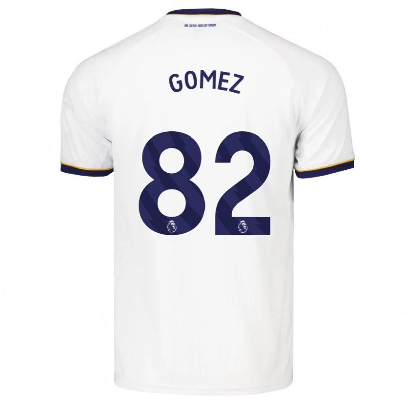 Danxen Dames Francis Gomez #82 Middernachtblauw Wit Geel Uitshirt Uittenue 2026/27 T-Shirt