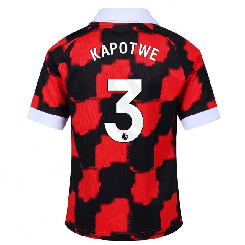 Danxen Dames Chase Kapotwe #3 Rood Wit Zwart Uitshirt Uittenue 2026/27 T-Shirt