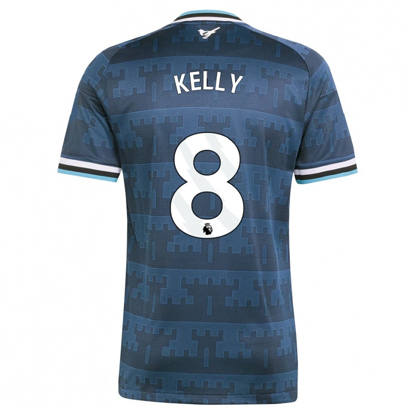 Danxen Dames Emma Kelly #8 Geel Zwart Blauw Uitshirt Uittenue 2026/27 T-Shirt