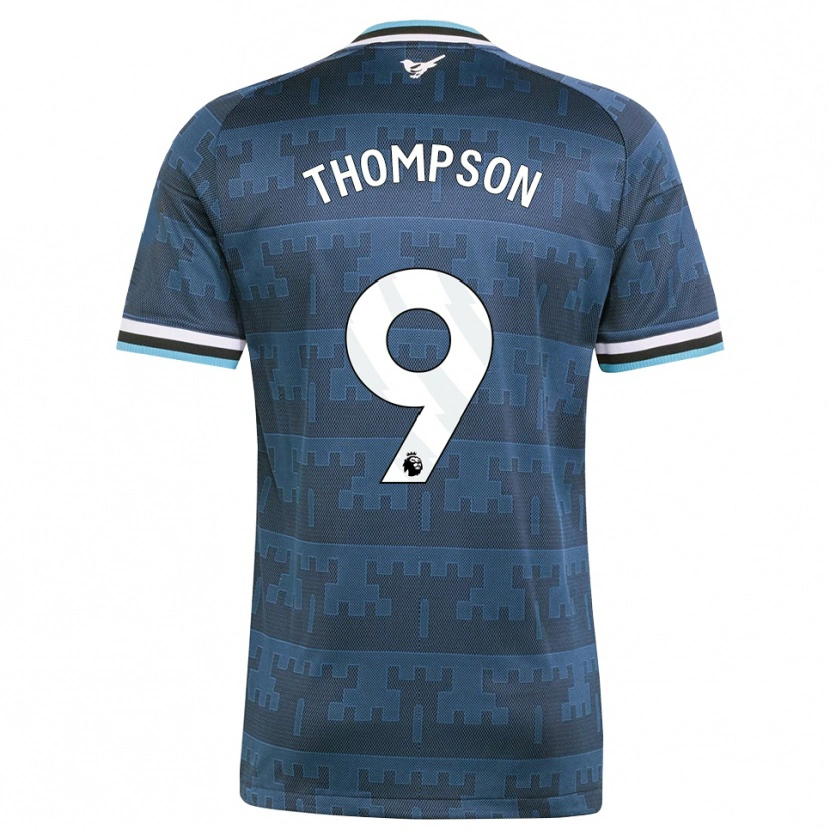 Danxen Dames Kyran Thompson #9 Geel Zwart Blauw Uitshirt Uittenue 2026/27 T-Shirt