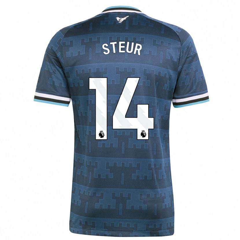 Danxen Dames Sean Steur #14 Geel Zwart Blauw Uitshirt Uittenue 2026/27 T-Shirt