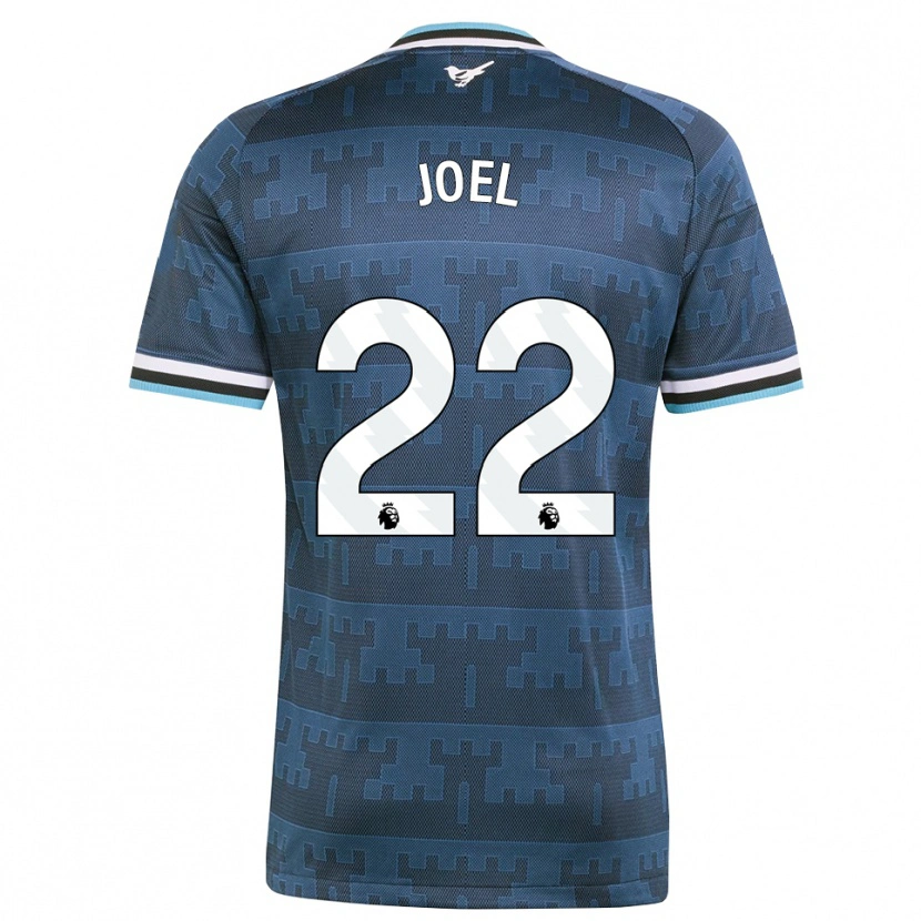 Danxen Dames Lois Joel #22 Geel Zwart Blauw Uitshirt Uittenue 2026/27 T-Shirt