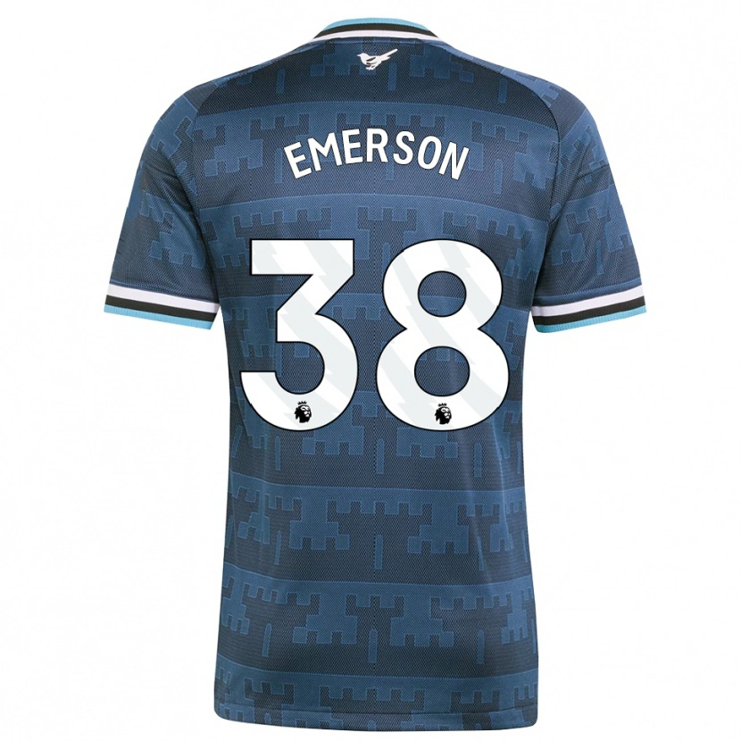 Danxen Dames Johnny Emerson #38 Geel Zwart Blauw Uitshirt Uittenue 2026/27 T-Shirt