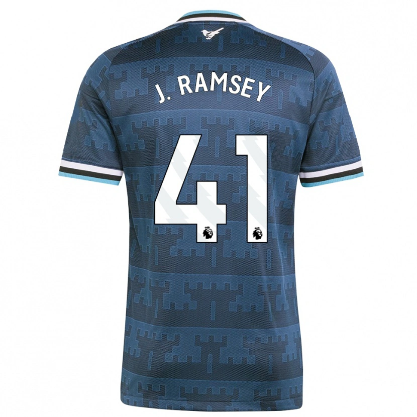 Danxen Dames Jacob Ramsey #41 Geel Zwart Blauw Uitshirt Uittenue 2026/27 T-Shirt