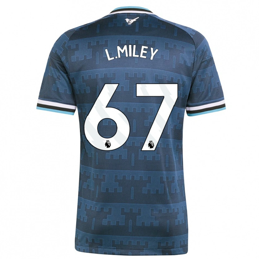 Danxen Dames Lewis Miley #67 Geel Zwart Blauw Uitshirt Uittenue 2026/27 T-Shirt