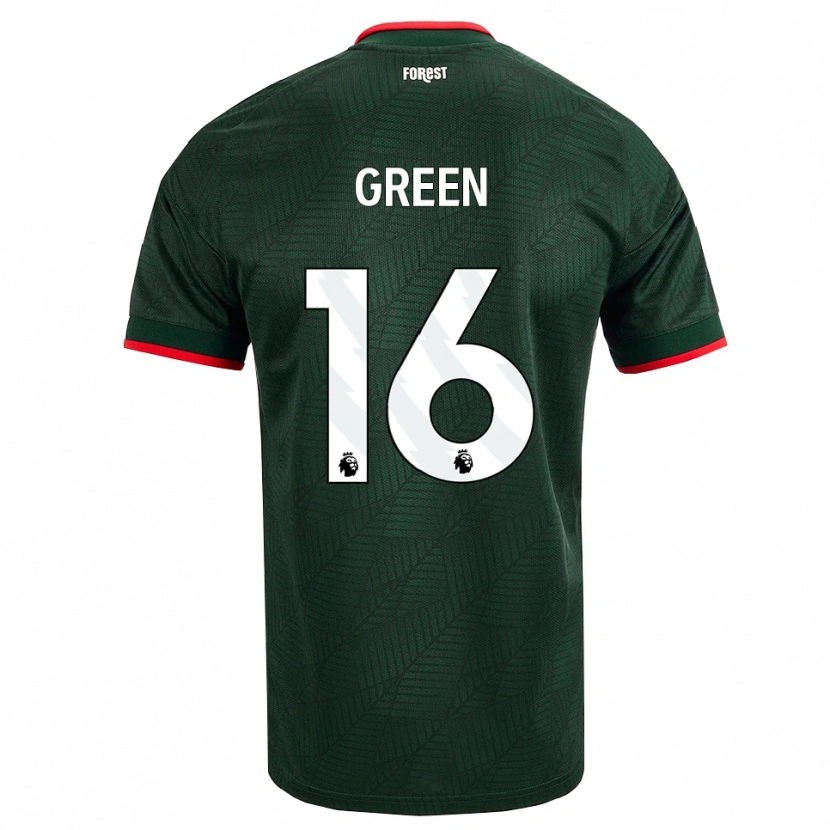 Danxen Dames Mollie Green #16 Donkergroen Rood Uitshirt Uittenue 2026/27 T-Shirt
