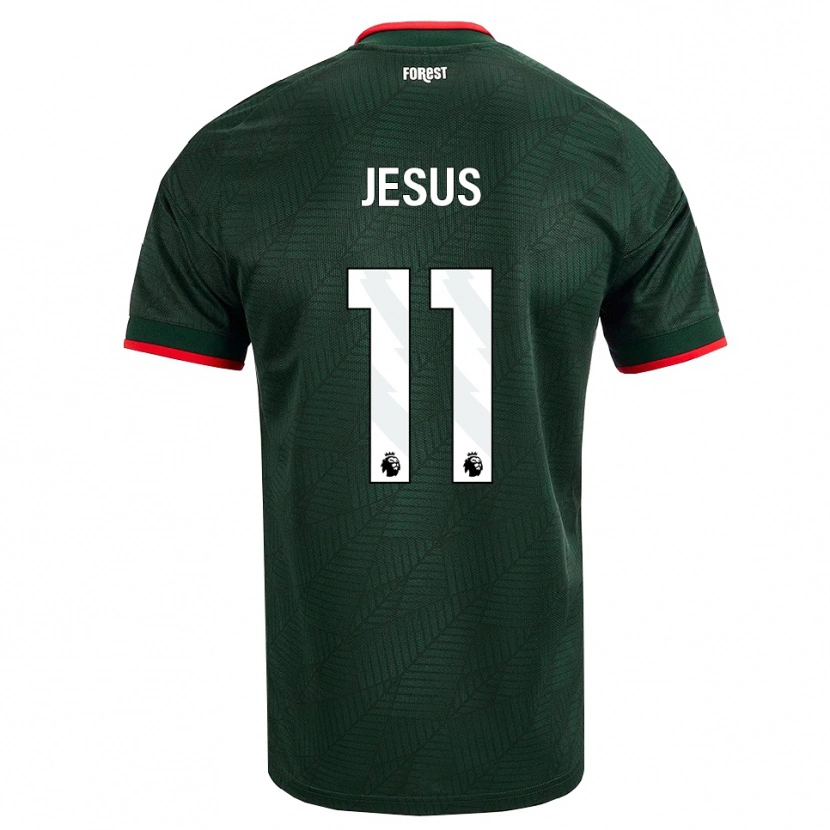 Danxen Dames Igor Jesus #11 Donkergroen Rood Uitshirt Uittenue 2026/27 T-Shirt