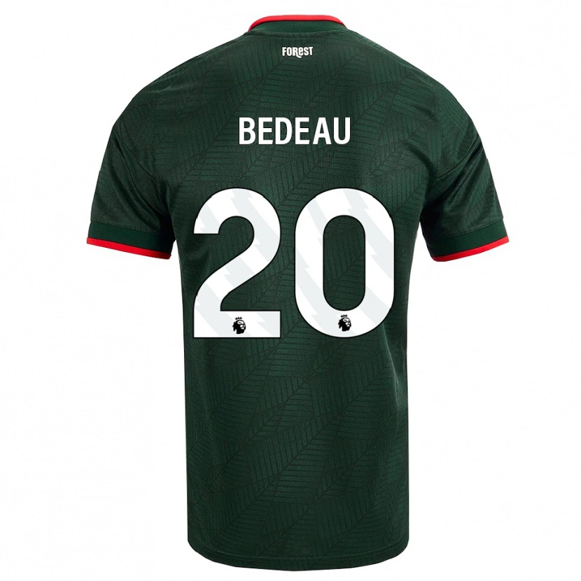 Danxen Dames Naomi Bedeau #20 Donkergroen Rood Uitshirt Uittenue 2026/27 T-Shirt