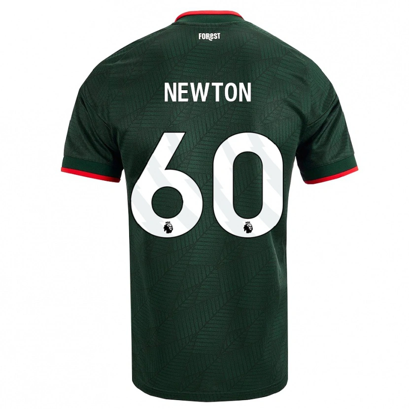 Danxen Dames Jamie Newton #60 Donkergroen Rood Uitshirt Uittenue 2026/27 T-Shirt