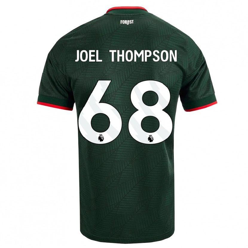 Danxen Dames Joel Thompson #68 Donkergroen Rood Uitshirt Uittenue 2026/27 T-Shirt
