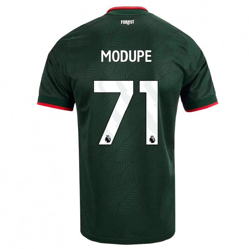 Danxen Dames David Modupe #71 Donkergroen Rood Uitshirt Uittenue 2026/27 T-Shirt