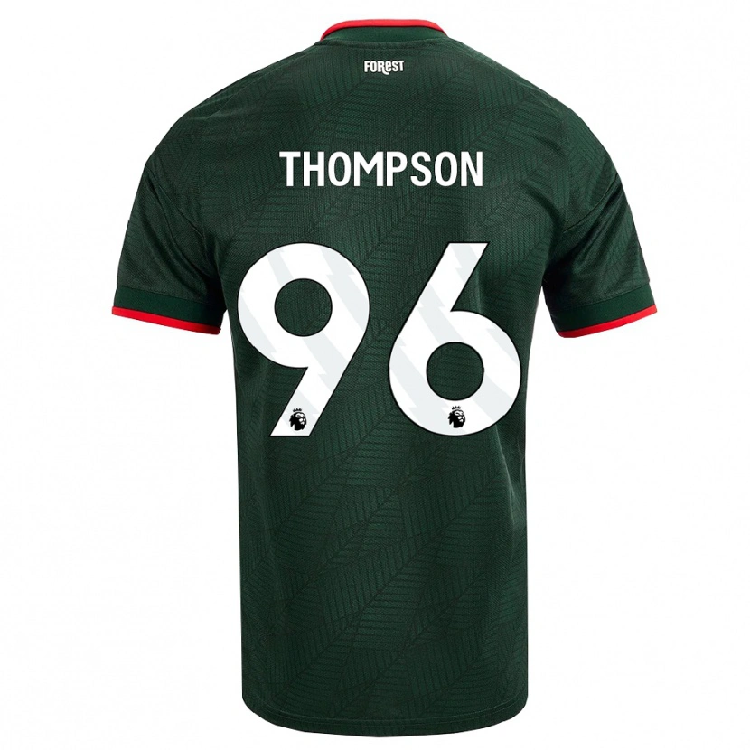Danxen Dames Kalum Thompson #96 Donkergroen Rood Uitshirt Uittenue 2026/27 T-Shirt