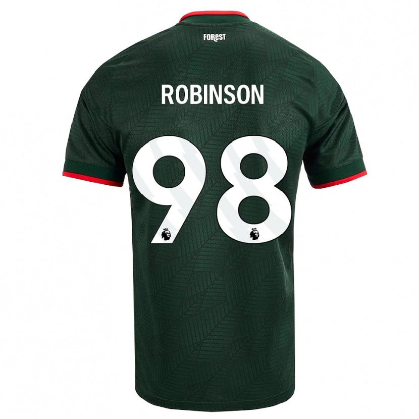 Danxen Dames Riko Robinson #98 Donkergroen Rood Uitshirt Uittenue 2026/27 T-Shirt