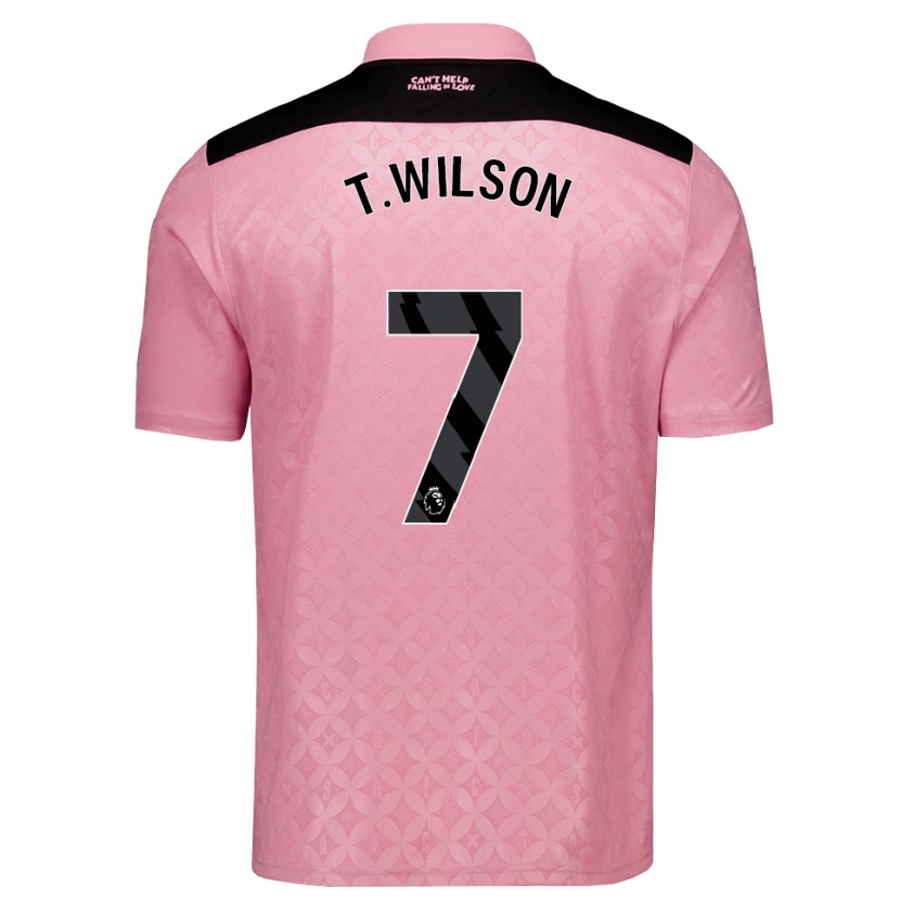 Danxen Dames Triziano Wilson #7 Lichtroze Zwart Uitshirt Uittenue 2026/27 T-Shirt