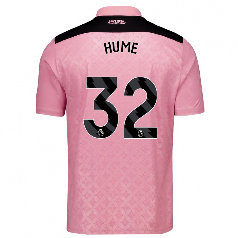 Danxen Dames Trai Hume #32 Lichtroze Zwart Uitshirt Uittenue 2026/27 T-Shirt