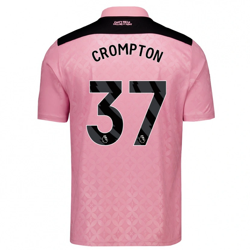 Danxen Dames Ben Crompton #37 Lichtroze Zwart Uitshirt Uittenue 2026/27 T-Shirt