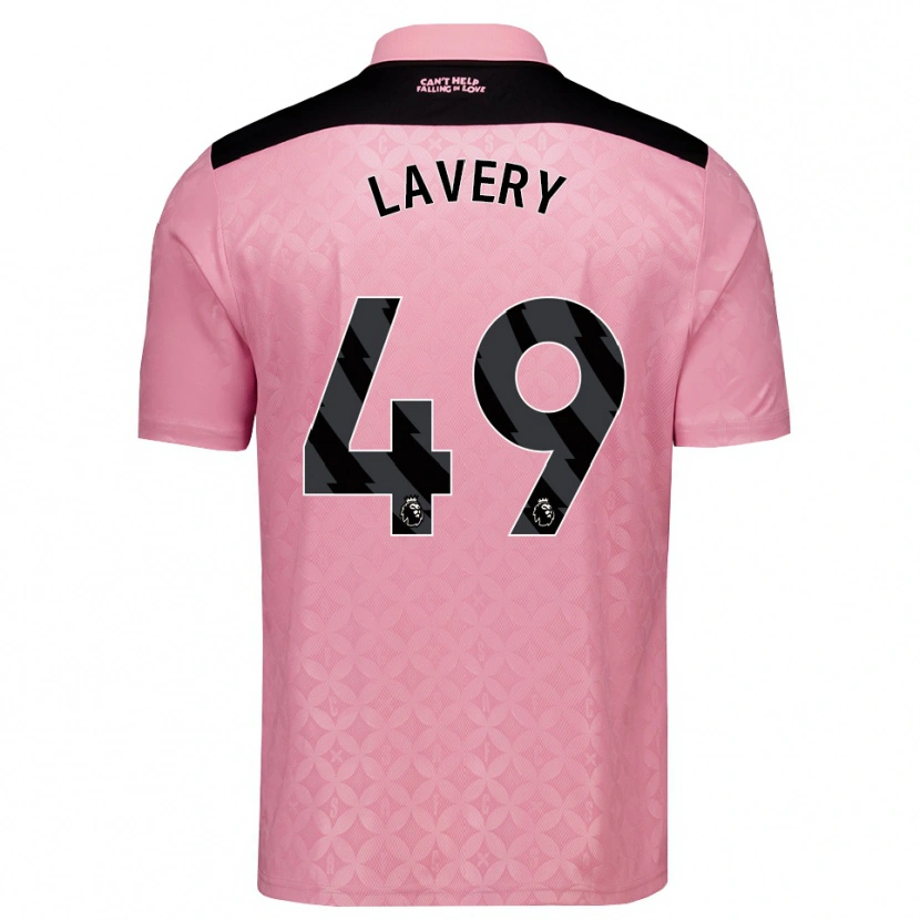 Danxen Dames Thomas Lavery #49 Lichtroze Zwart Uitshirt Uittenue 2026/27 T-Shirt
