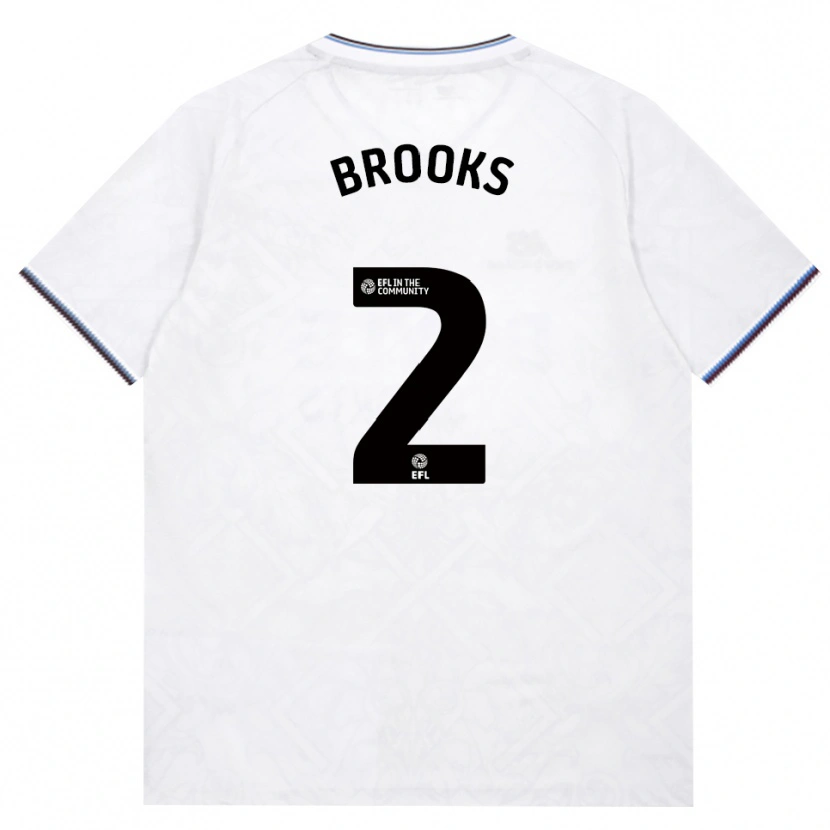 Danxen Dames Connor Brooks #2 Bordeaux Wit Uitshirt Uittenue 2026/27 T-Shirt