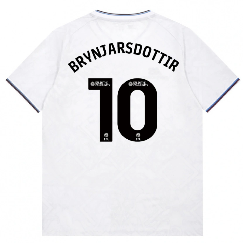 Danxen Dames Dagný Brynjarsdóttir #10 Bordeaux Wit Uitshirt Uittenue 2026/27 T-Shirt