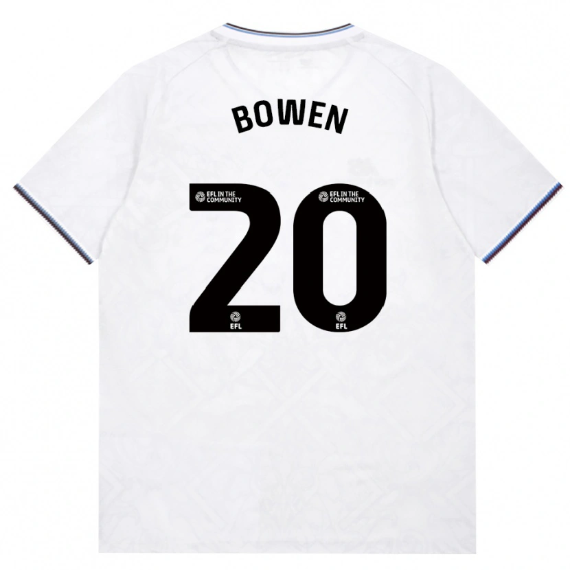 Danxen Dames Jarrod Bowen #20 Bordeaux Wit Uitshirt Uittenue 2026/27 T-Shirt