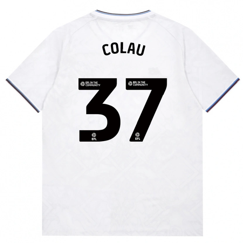 Danxen Dames Dimitri Colau #37 Bordeaux Wit Uitshirt Uittenue 2026/27 T-Shirt