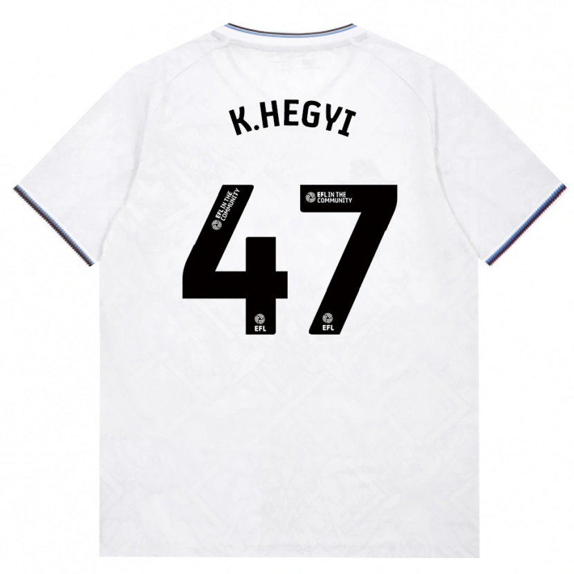 Danxen Dames Krisztian Hegyi #47 Bordeaux Wit Uitshirt Uittenue 2026/27 T-Shirt