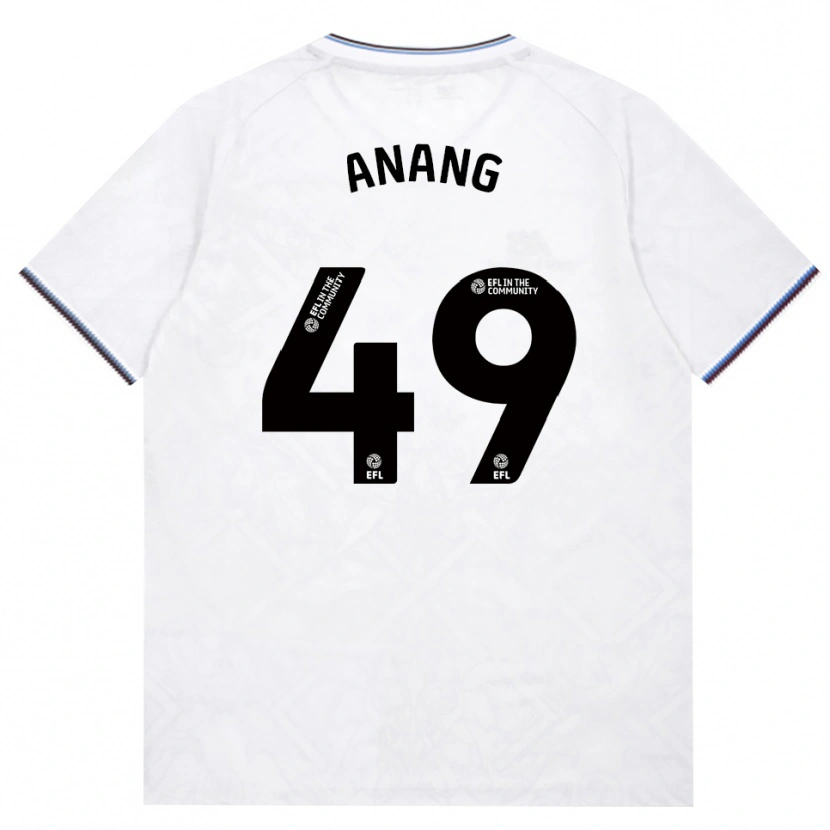Danxen Dames Joseph Anang #49 Bordeaux Wit Uitshirt Uittenue 2026/27 T-Shirt