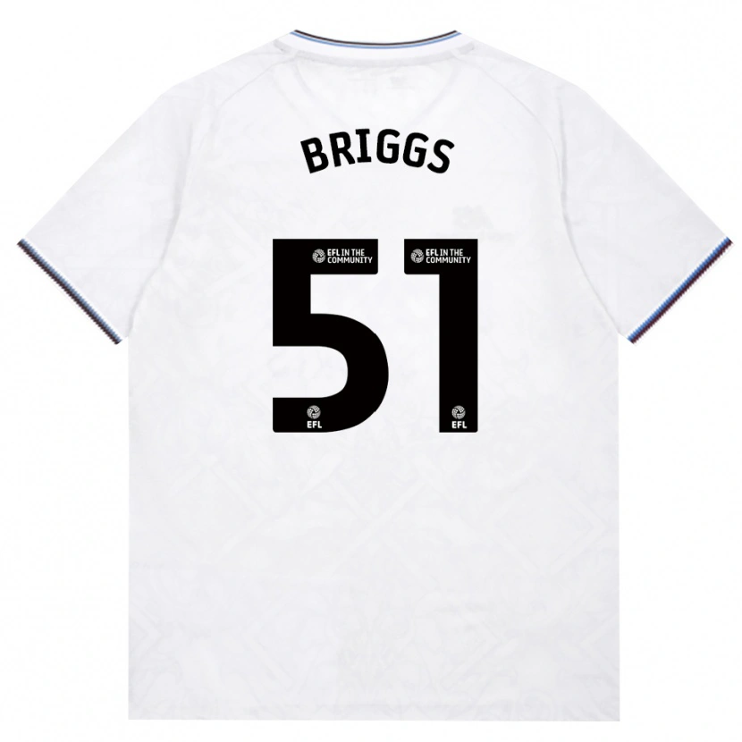 Danxen Dames Josh Briggs #51 Bordeaux Wit Uitshirt Uittenue 2026/27 T-Shirt