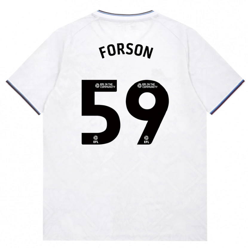 Danxen Dames Keenan Forson #59 Bordeaux Wit Uitshirt Uittenue 2026/27 T-Shirt