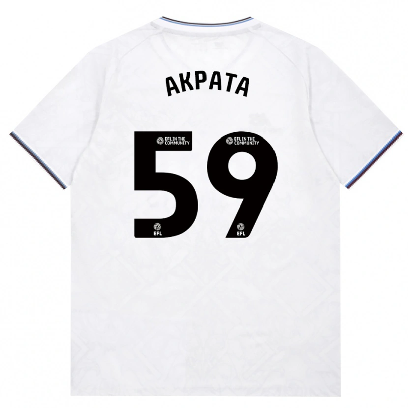 Danxen Dames Tyron Akpata #59 Bordeaux Wit Uitshirt Uittenue 2026/27 T-Shirt