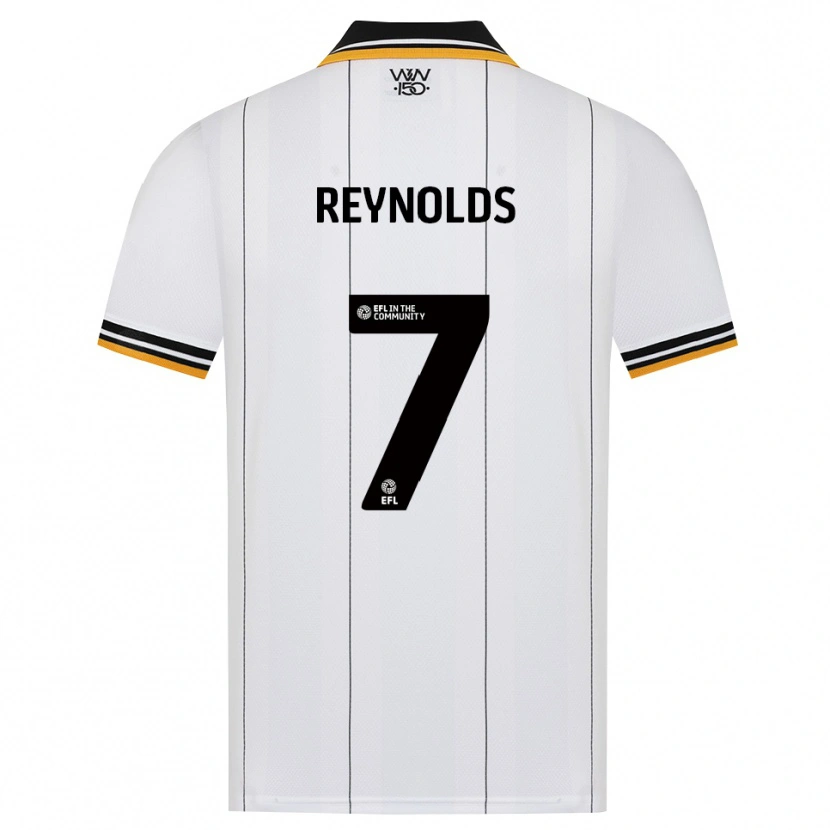 Danxen Dames Fabian Reynolds #7 Oranje Wit Zwart Uitshirt Uittenue 2026/27 T-Shirt