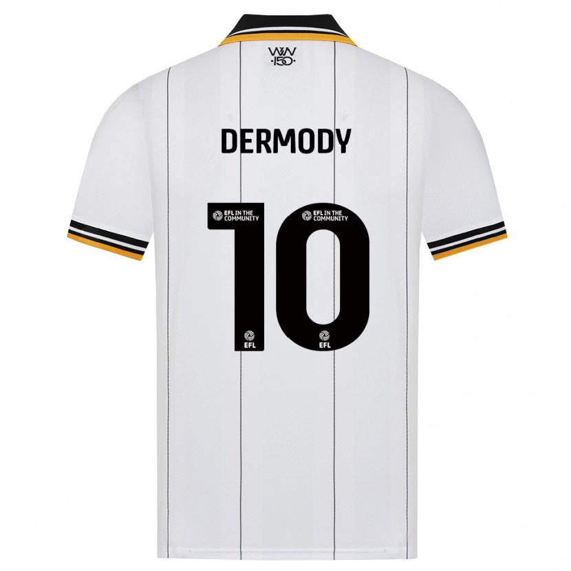 Danxen Dames Helen Dermody #10 Oranje Wit Zwart Uitshirt Uittenue 2026/27 T-Shirt