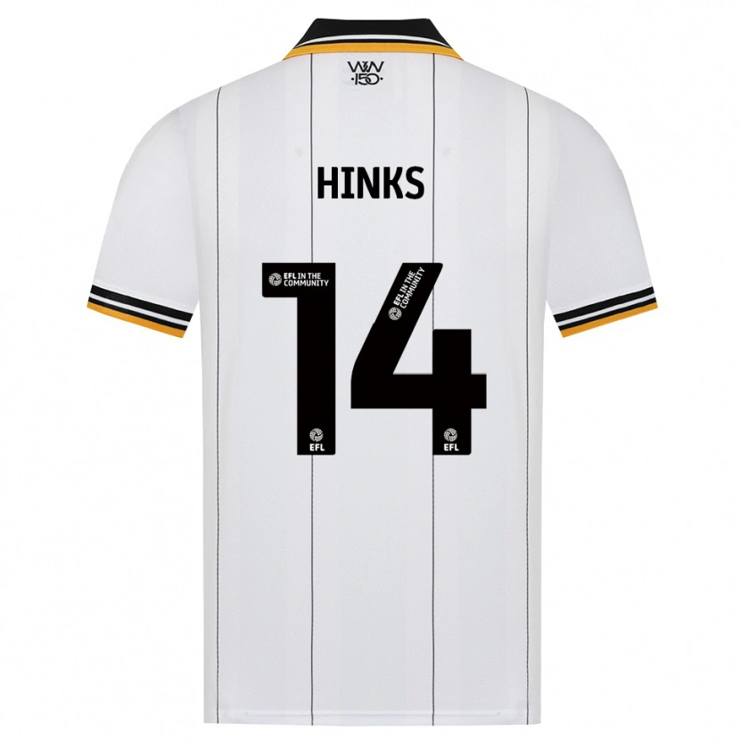 Danxen Dames Max Hinks #14 Oranje Wit Zwart Uitshirt Uittenue 2026/27 T-Shirt
