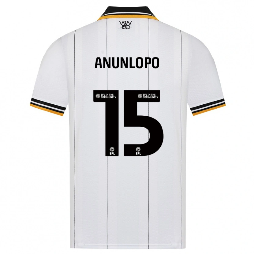Danxen Dames Dapo Anunlopo #15 Oranje Wit Zwart Uitshirt Uittenue 2026/27 T-Shirt