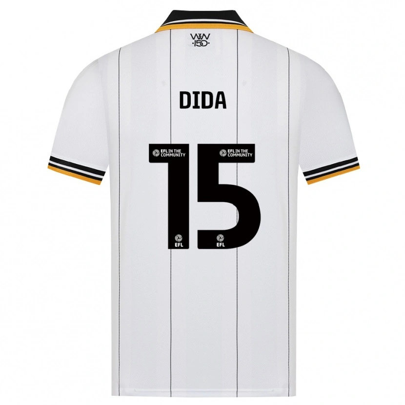Danxen Dames Kledi Dida #15 Oranje Wit Zwart Uitshirt Uittenue 2026/27 T-Shirt