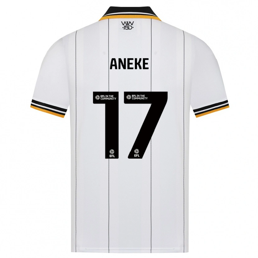 Danxen Dames Aaron Aneke #17 Oranje Wit Zwart Uitshirt Uittenue 2026/27 T-Shirt