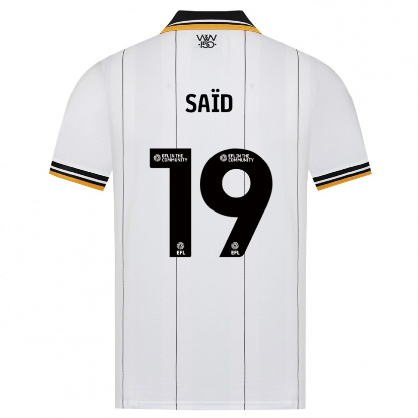 Danxen Dames Rafiki Saïd #19 Oranje Wit Zwart Uitshirt Uittenue 2026/27 T-Shirt