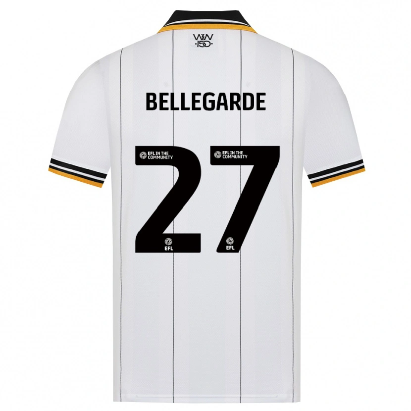 Danxen Dames Jean-Ricner Bellegarde #27 Oranje Wit Zwart Uitshirt Uittenue 2026/27 T-Shirt
