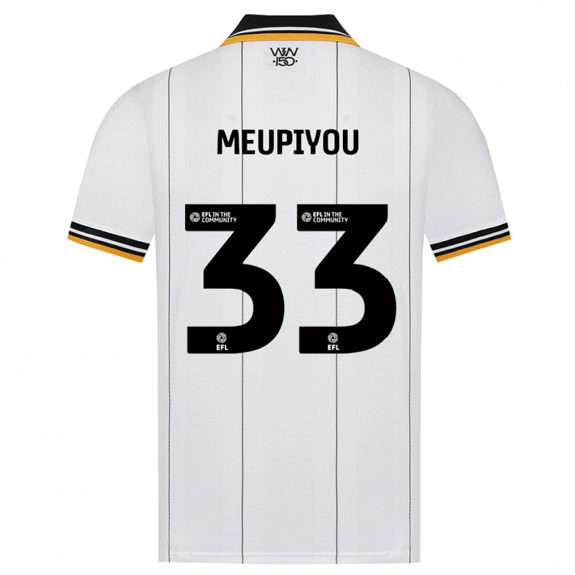 Danxen Dames Bastien Meupiyou #33 Oranje Wit Zwart Uitshirt Uittenue 2026/27 T-Shirt