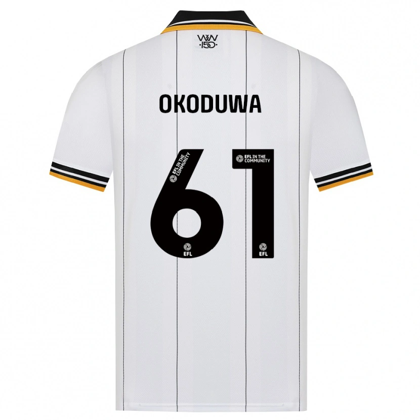 Danxen Dames Wesley Okoduwa #61 Oranje Wit Zwart Uitshirt Uittenue 2026/27 T-Shirt